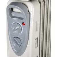 Обогреватель "Ресанта" ОМ-5Н, масляный, 1000 Вт, 5 секций, 10 м&sup2;, белый