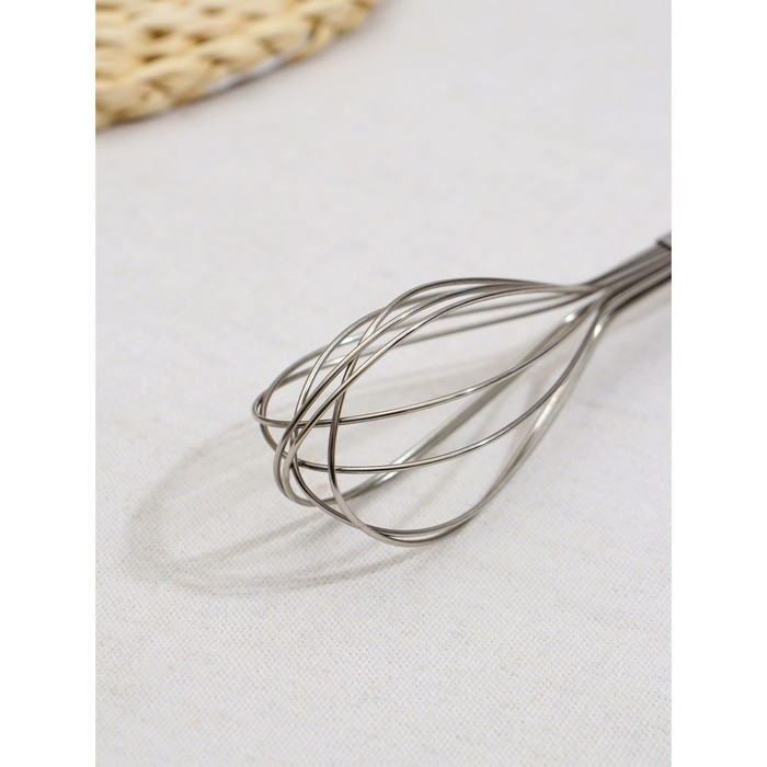 Венчик для взбивания Доляна &laquo;Каррарский мрамор&raquo;, 24,5&times;4,5 см, цвет белый