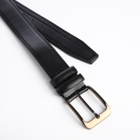 Ремень мужской, ширина 4 см, винт, пряжка металл, цвет чёрный Ремень мужской, ширина 4 см, винт, пряжка металл, цвет чёрный