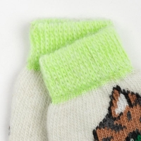 Носки женские шерстяные «Кошечка», цвет белый, размер 25 Носки женские шерстяные «Кошечка», цвет белый, размер 25