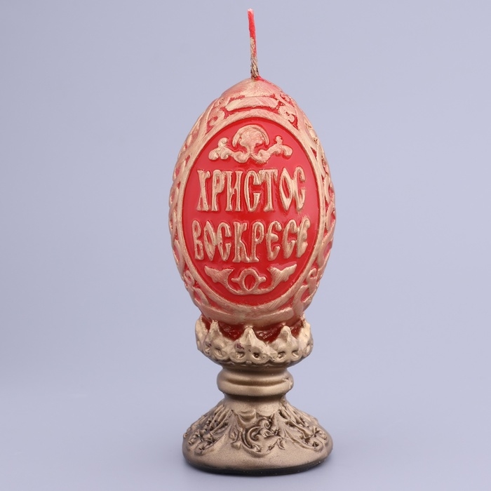 Декоративная свеча «Пасхальное яйцо резное» Декоративная свеча «Пасхальное яйцо резное»