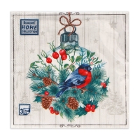 Новогодние салфетки бумажные Home Collection &laquo;Сказочное украшение&raquo;, 3 слоя, 33х33, 20 шт