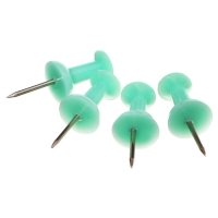 Кнопки силовые ErichKrause "Pastel Bloom", 50 штук, мятные, в пэт-боксе