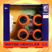 Машина-перевёртыш &laquo;Трюкач&raquo;, радиоуправление, цвет оранжевый