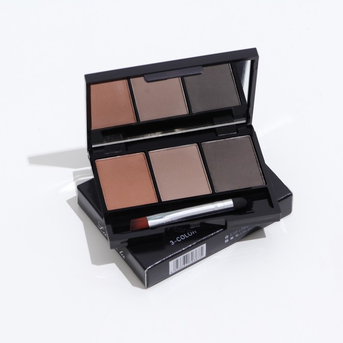 Набор теней для бровей, 3 цвета Набор теней для бровей, 3 цвета