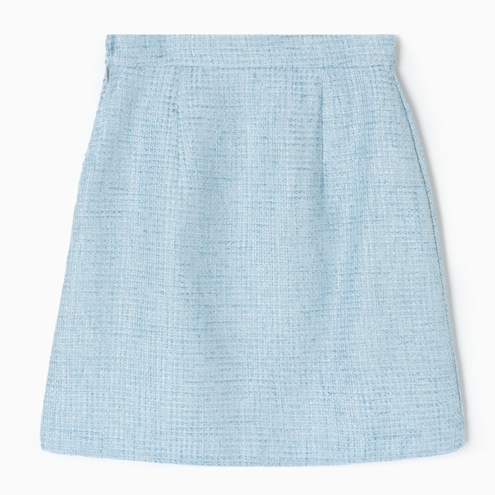 Юбка женская твидовая MIST р. 44, голубой