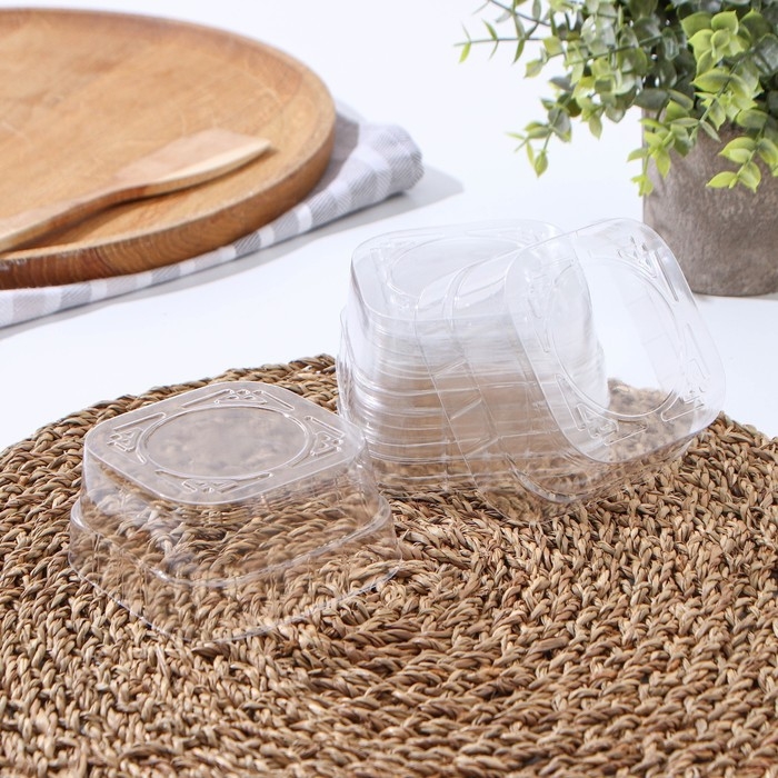 Набор пластиковых одноразовых контейнеров Не ЗАБЫЛИ! крышка,10 шт Набор пластиковых одноразовых контейнеров Не ЗАБЫЛИ! крышка,10 шт