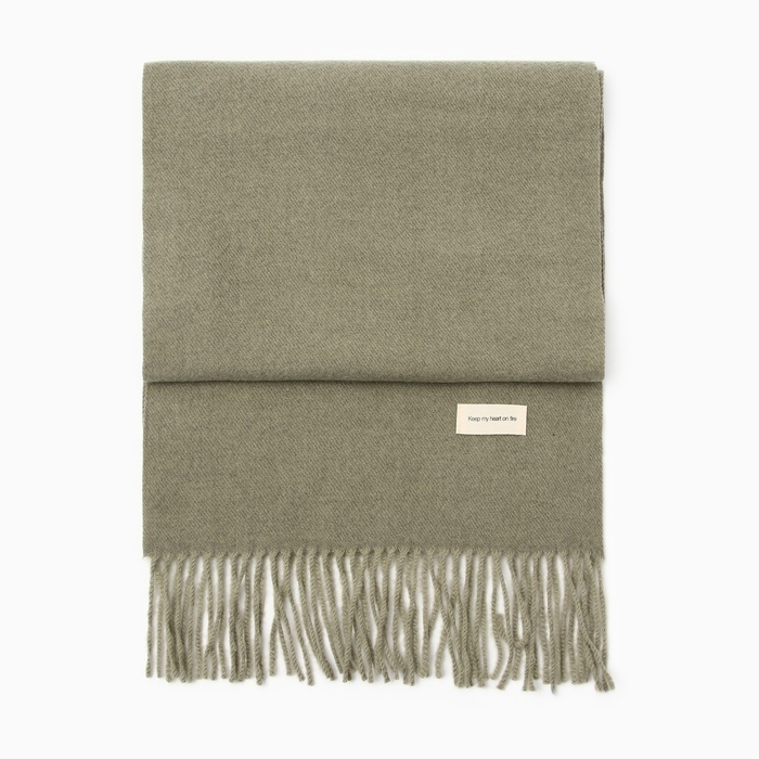 Шарф женский MIST, оливковый, 33*180 см Шарф женский MIST, оливковый, 33*180 см