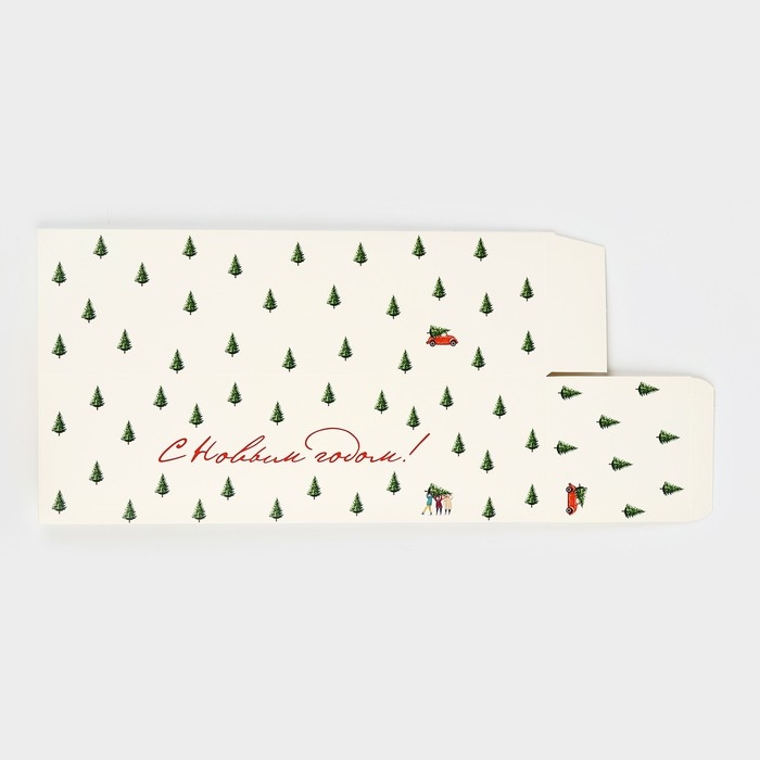Коробка подарочная новогодняя складная «С Новым годом! », 9.5 х 32.5 х 9.5 см, Новый год Коробка подарочная новогодняя складная «С Новым годом! », 9.5 х 32.5 х 9.5 см, Новый год