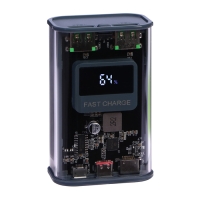 Внешний аккумулятор CRR-28, 10000 мАч, 2USB, 3А, дисплей, быстрая зарядка, серый Внешний аккумулятор CRR-28, 10000 мАч, 2USB, 3А, дисплей, быстрая зарядка, серый