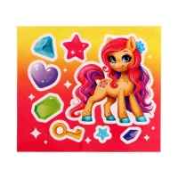 Игрушка &laquo;Милый пони&raquo; с наклейками, МИКС