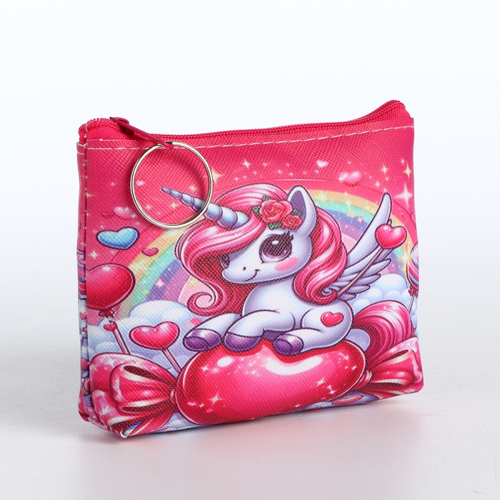 Кошелёк детский на молнии &laquo;Выбражулька&raquo;, цвет МИКС