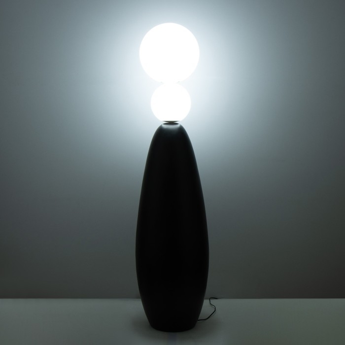 Торшер "Бабл" LED 18Вт 4000К черный 38х38х155см