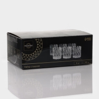 Набор стаканов Magistro &laquo;Богема. Ромбы&raquo;, 310 мл, 8,3&times;7,7&times;9 см, 6 шт