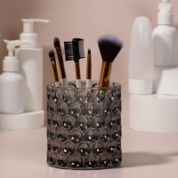 Подставка для хранения косметических принадлежностей &laquo;Vivien&raquo;, 10 &times; 9,5 см, цвет чёрный