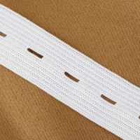 Резинка перфорированная, 20 мм, 25 м, цвет белый Резинка перфорированная, 20 мм, 25 м, цвет белый