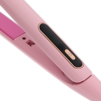 Выпрямитель для волос Luazon LW-37, 45 Вт, керамическое покрытие, до 230°C, розовый Выпрямитель для волос Luazon LW-37, 45 Вт, керамическое покрытие, до 230°C, розовый