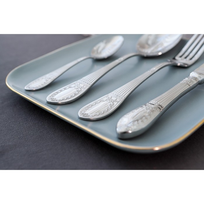 Ложка столовая &laquo;Беркли&raquo;, длина 21 см, толщина 3 мм, цвет серебряный