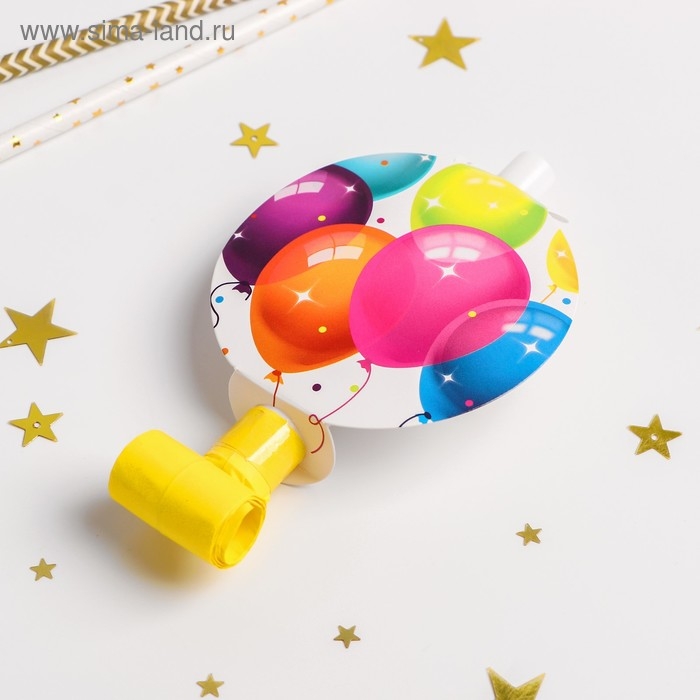 Язычки-гудки &laquo;Кристальные шары&raquo;, набор 6 шт.