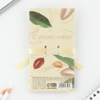 Блок бумаг с липким слоем и ленточкой &laquo;Золотому учителю&raquo;, 30 листов