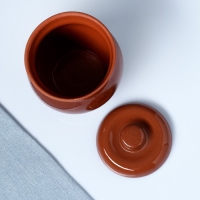 Горшок керамический для запекания "Аппетитный" 0,7л Горшок керамический для запекания "Аппетитный" 0,7л