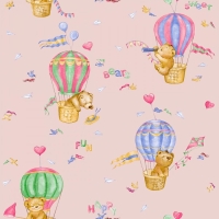 Обои бумажные "Мишки" С14-752Ф-03, 0,53х10,05м Обои бумажные "Мишки" С14-752Ф-03, 0,53х10,05м