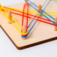 Геоборд + карточки &laquo;Пиши-стирай&raquo;, Весёлого Нового года