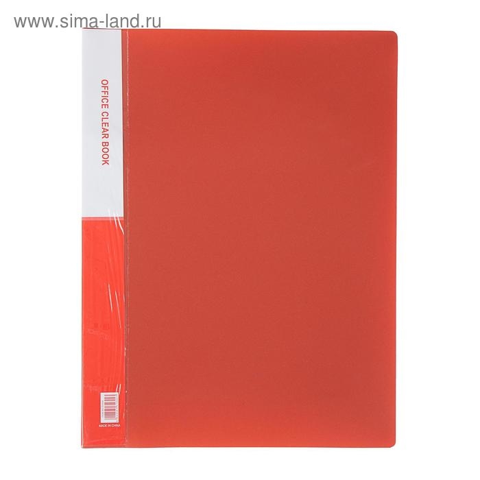 Папка с 40 вкладышами Calligrata А4, 400мкм, МИКС