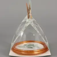 Коробка с куполом "Зелень" 11,5 х 12 х 15,5 см