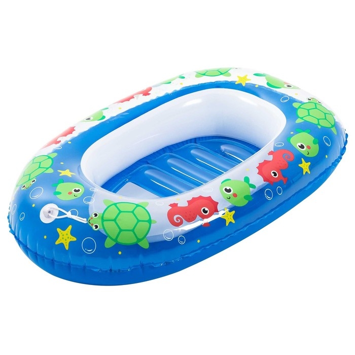 Лодочка надувная &laquo;Дельфин&raquo;, 102 х 69 см, от 3-6 лет, цвет МИКС, 34037 Bestway