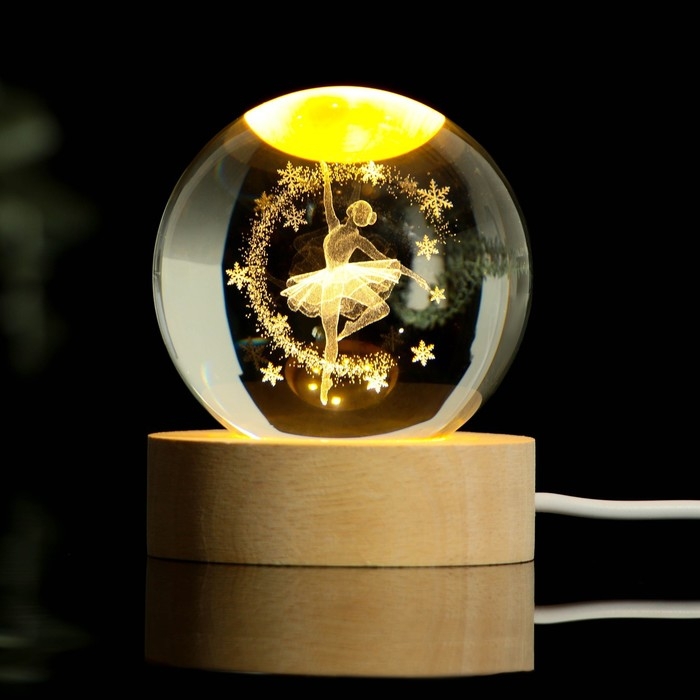 Светильник на Новый Год &laquo;Новогодняя коллекция:Балерина&raquo;, диам. 6 см