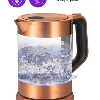 Чайник электрический стеклянный с подсветкой КТ-6656 - 1.5 л