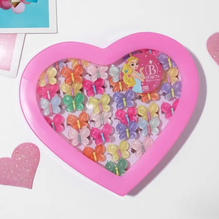 Кольцо детское &laquo;Выбражулька&raquo; бабочки, цвет МИКС, безразмерное