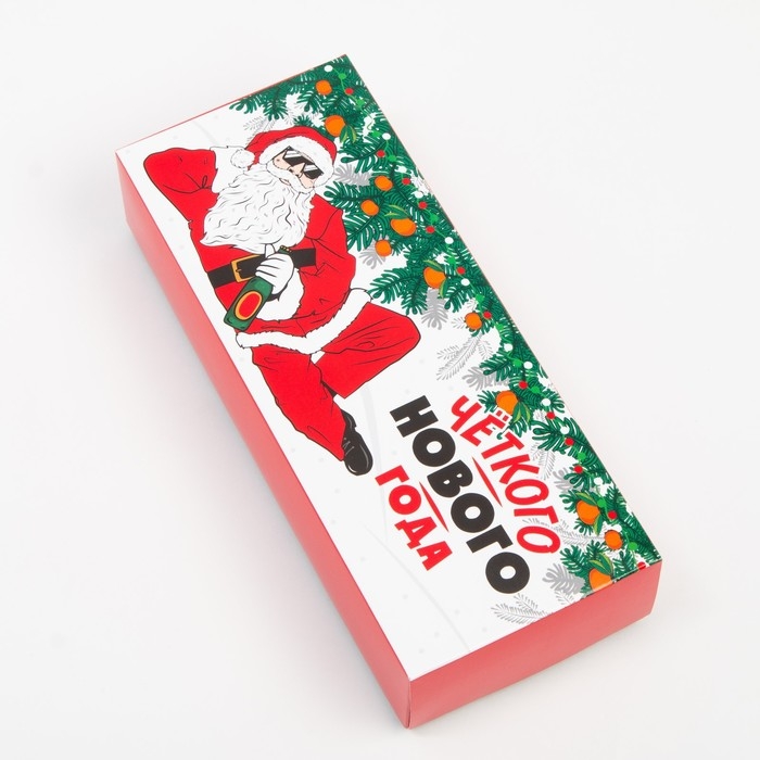 Набор мужских новогодних носков KAFTAN Набор мужских новогодних носков KAFTAN "Четкого нового года" 5 пар, размер 41-44 (27-29 см)