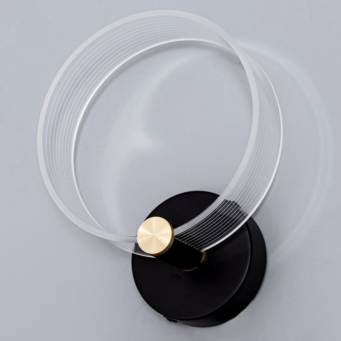 Бра Бра "Кворум" LED 8Вт 3000-6000К черный 25х20х6см