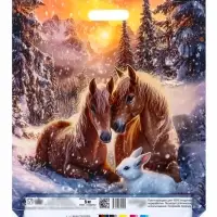 Пакет подарочный, новогодний &laquo;Совершенство&raquo;, полиэтиленовый с вырубной ручкой, л 45&times;38 см, 60 мкм