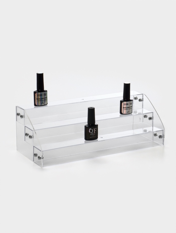 Подставка под лаки 3 этажа, 31&times;10,3&times;12,8 см, оргстекло 2 мм
