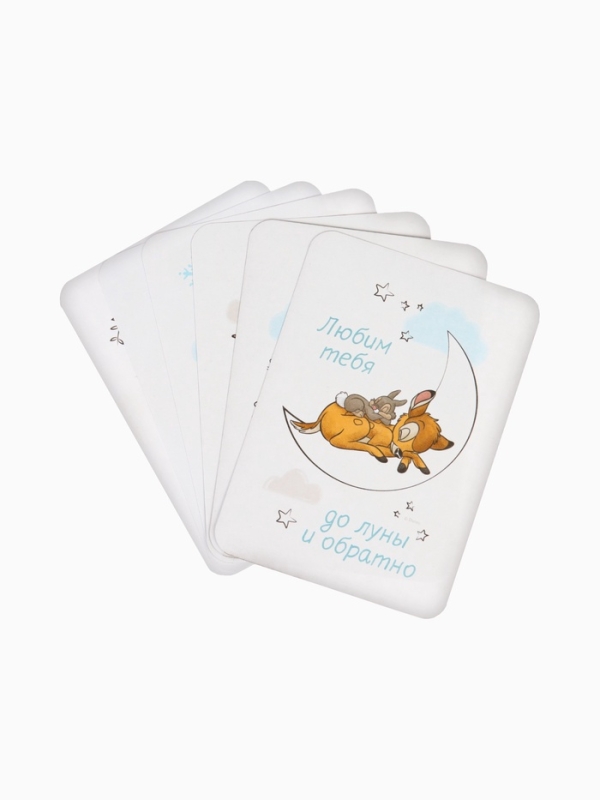 Набор двухсторонних карточек для фотосессий, развивающие чёрно-белые картинки,12&times;8 см, Дисней