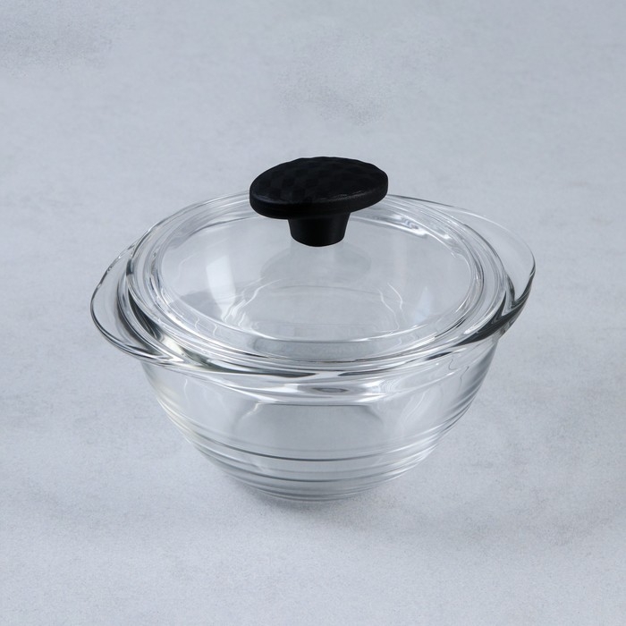 Кастрюля для микроволновой печи стеклянная &laquo;Дорна&raquo;, 1 л, Иран