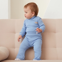 Брюки (клеш) для девочки MINAKU, цвет пыльно-голубой, рост 80-86 см Брюки (клеш) для девочки MINAKU, цвет пыльно-голубой, рост 80-86 см