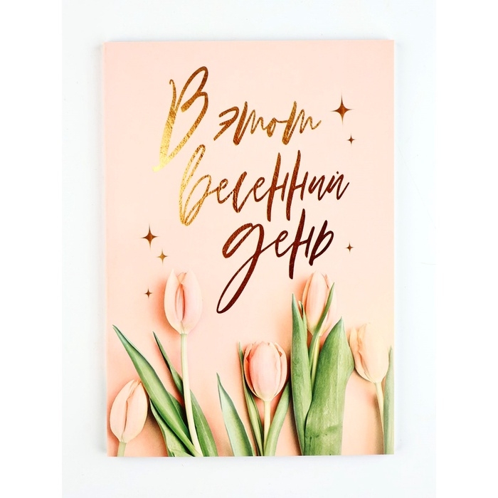 Набор ежедневников А5, 80 л. В мягкой обложке. 3 шт "В этот весенний день"