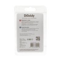Карта памяти Digoldy MicroSD, 32 Гб, SDHC, UHS-1, класс 10, 45 Мб/с, с адаптером SD