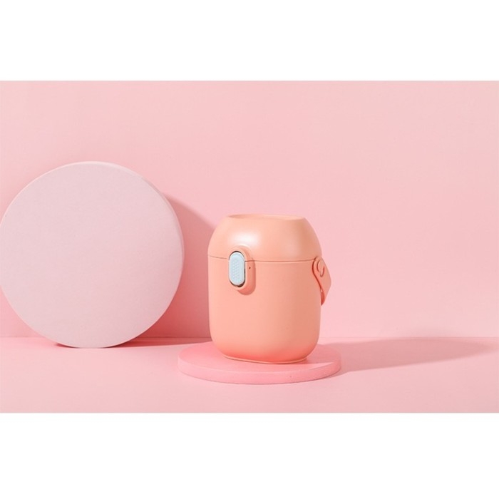 Контейнер для хранения детского питания 450 мл., с ложкой, цвет персиковый