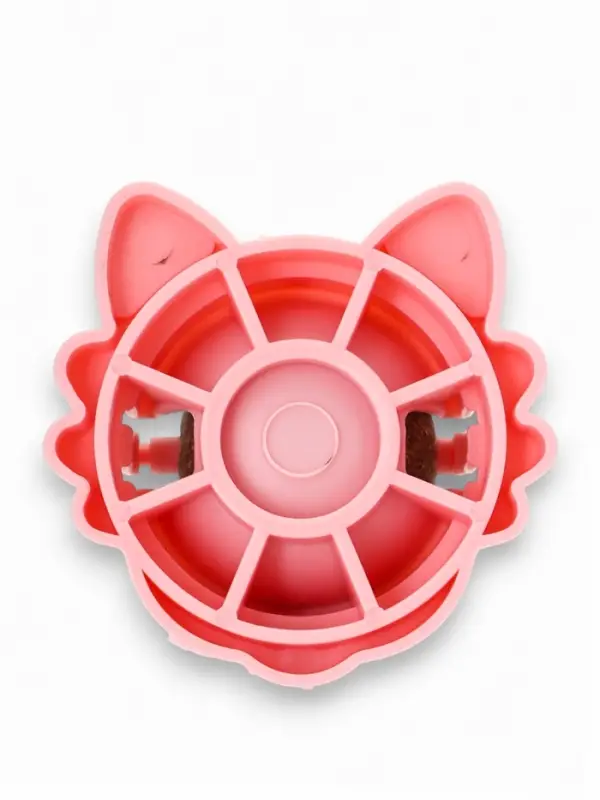 Игрушка для кошек из кошачьей мяты &laquo;Киса&raquo; на основании, 4.5&times;6&times;6 см, розовая