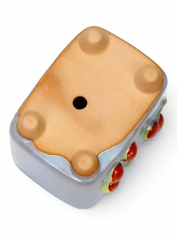 Декоративный горшок для цветов &laquo;Вишни&raquo;, 9&times;7&times;8 см, керамический, Greengo