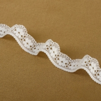Кружево эластичное, 17 мм &times; 10 &plusmn; 1 м, цвет айвори