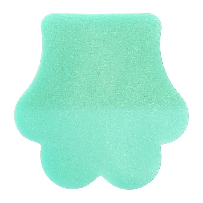 Блок-закладка с липким краем пластик Лапка 50л, зеленый, 45мм х 45мм  CALLIGRATA