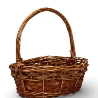 Набор корзин 3 шт Ротанг 31х26х12 26х22х11 23х18х9 см ручка h=25/23/21 см