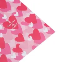 Бумага упаковочная крафтовая &laquo;Люблю тебя&raquo;, 70 х 100 см