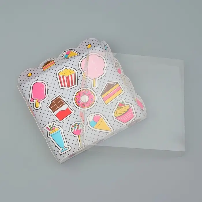 Коробка для печенья, &laquo;Сладкоежка&raquo;, 15&times;15&times;3 см